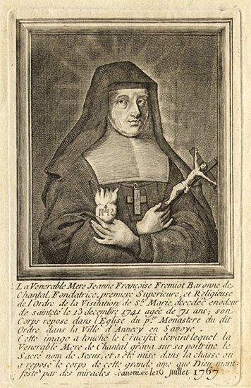 Ste Jeanne de Chantal, mère de famille et religieuse, fondatrice de l'Ordre de la Visitation