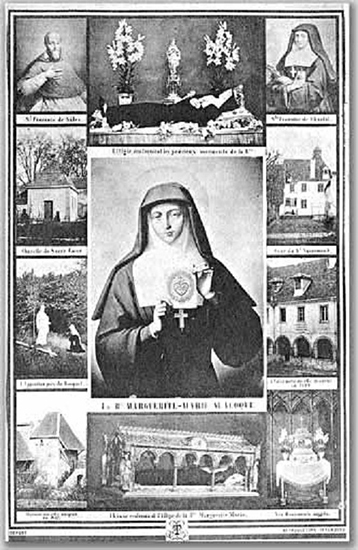 Ste Marguerite-Marie Alacoque, religieuse (visitandine)