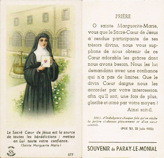 Ste Marguerite-Marie Alacoque
