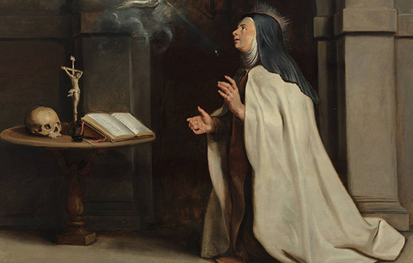 Pierre Paul Rubens, La vision du Saint-Esprit par Sainte Thérèse d'Avila