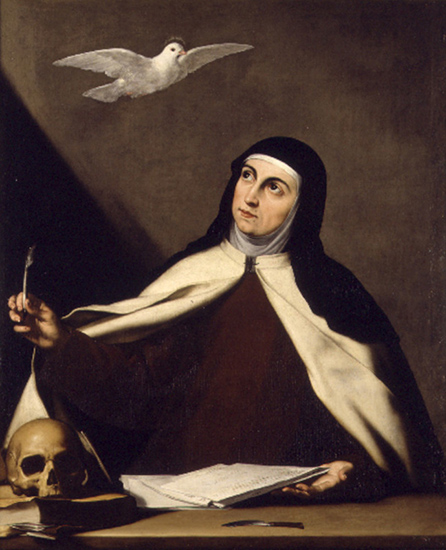 Ste Thérèse d'Avila, religieuse (carmélite) et docteur de l'Eglise