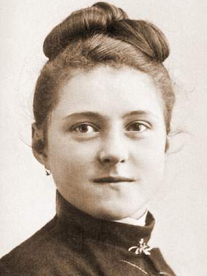 Sainte Thérèse de Lisieux à 15 ans, âge de son entrée au Carmel