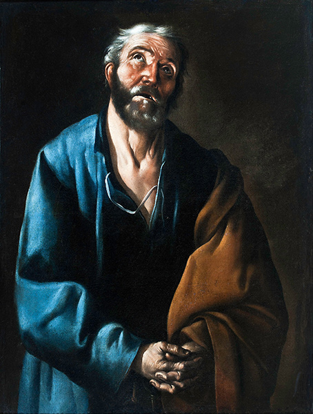 Francisco de Zurbarán (1598–1664), Les larmes de Saint Pierre