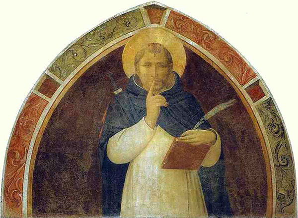 Fra Angelico (1400-1455), St Pierre demandant le silence