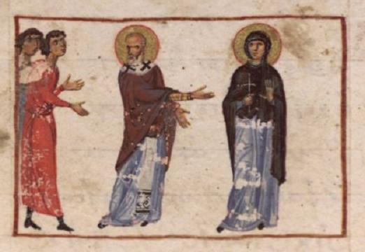 St Cyprien et Ste Justine, martyrs