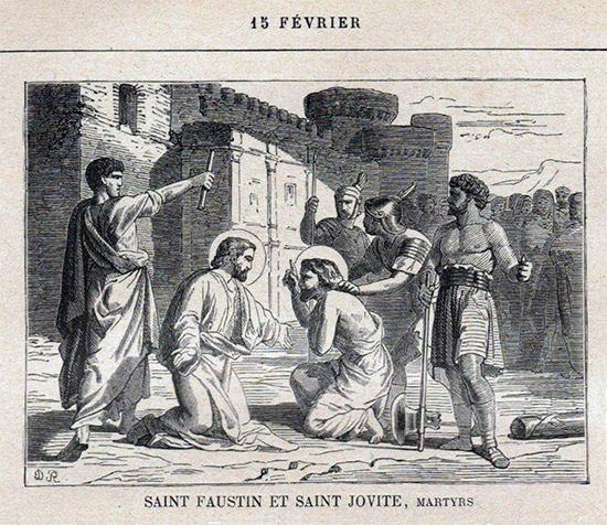 Sts Faustin et Jovite, martyrs
