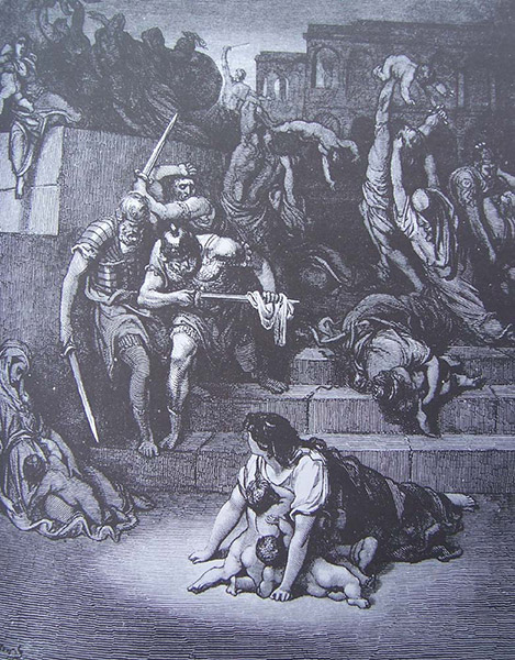 Les saints Innocents, Gravure de Gustave Doré