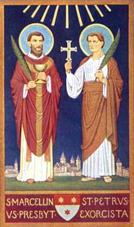 Sts Marcellin, Pierre et Erasme, martyrs