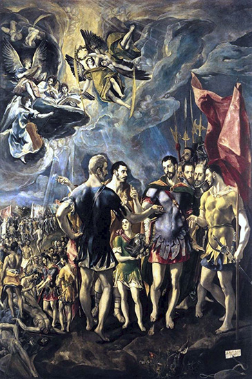 Sts Maurice et compagnons, soldats martyrs, par Le Greco