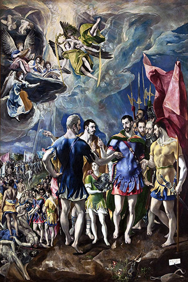 El Greco (1541-1614), Le martyre de Saint Maurice