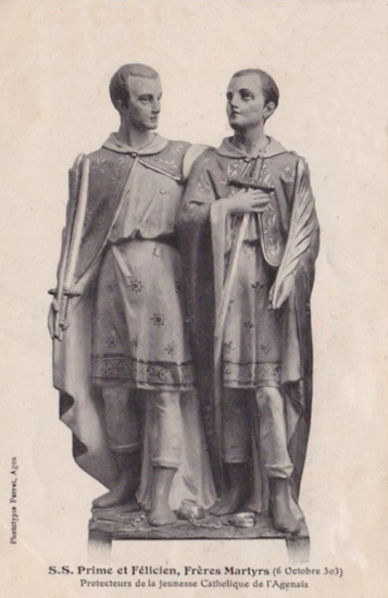 Sts Prime et Félicien, martyrs