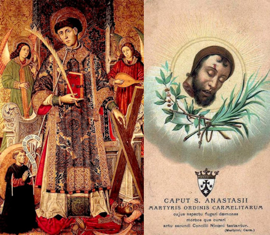 Sts Vincent, diacre et Anastase, moine, martyrs
