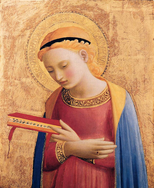 Fra Angelico (v.1395-1455), l'Annonciation (détail)