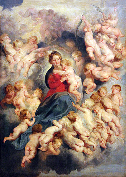 Peter Paul Rubens (1577–1640), La Vierge à l'Enfant entourée des saints Innocents