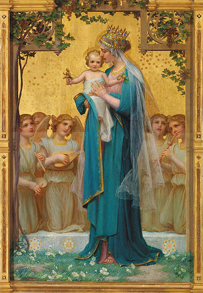Enric Monserday Vidal (1850-1926), Vierge à l'Enfant