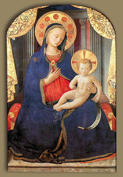 Fra Angelico (v.1395–1455), Vierge d'humilité