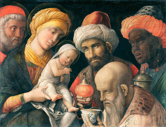L'adoration des Mages, par Mantegna