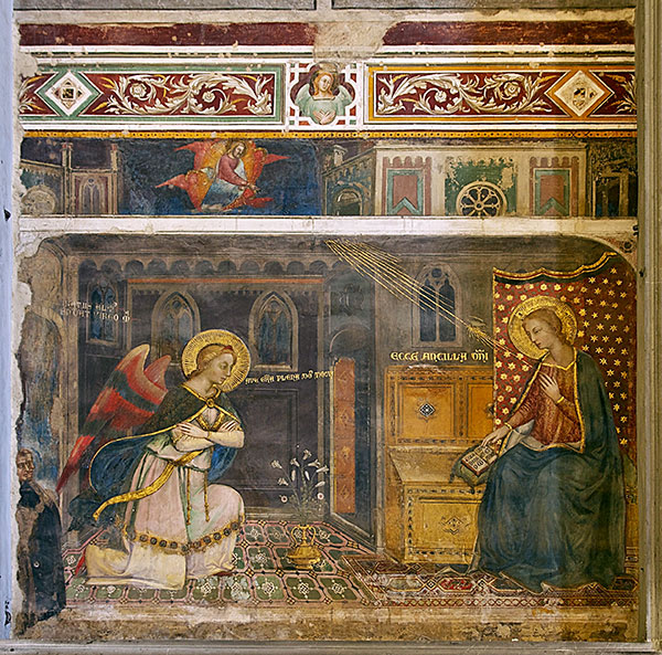 L'Annonciation du retable Nettoli Becchi, Basilique San Marco (Florence)