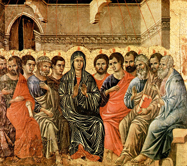 Duccio di Buoninsegna, 1308-11, La Pentecôte