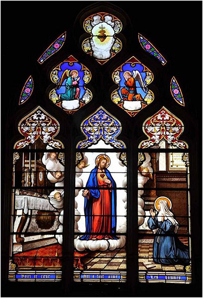 Apparition du Sacré-Coeur à Ste Marguerite-Marie
