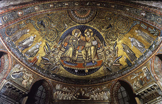 Fresque de Jacopo Torriti, Basilique Sainte-Marie Majeure