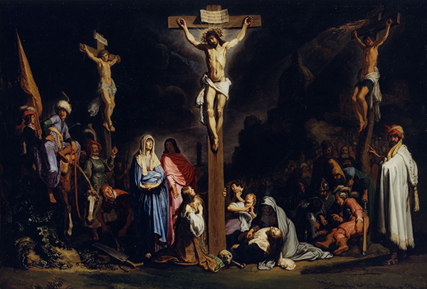 Rembrandt (1606(7)-1669), L'élévation de la croix