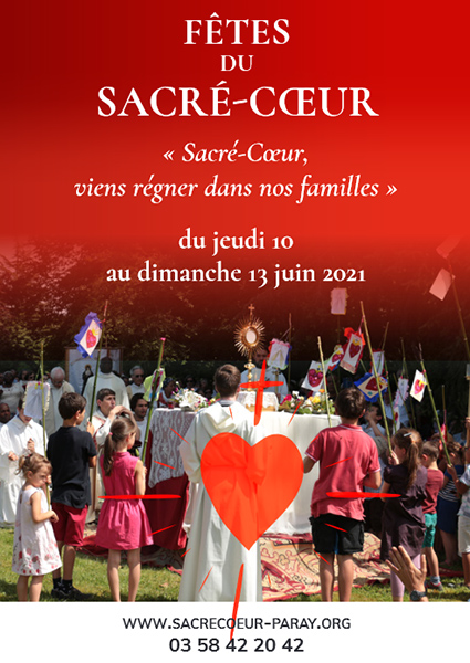 Fêtes du Sacré-Cœur 2021 à Paray-le-Monial