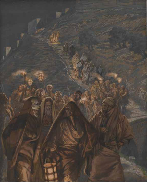 Jacques (James) Tissot (1836-1902), Le cortège de Judas