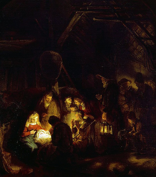 Atelier de Rembrandt, L'Adoration des Bergers (1646)