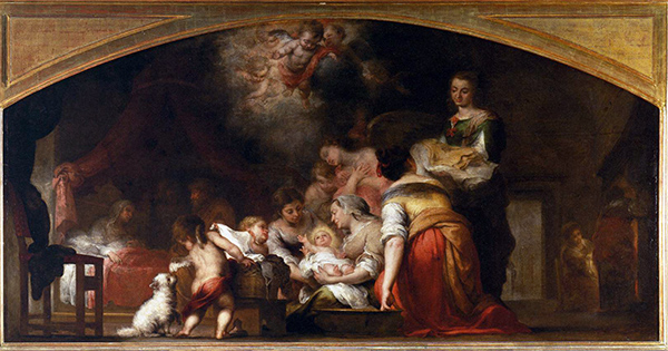 Bartolomé Esteban Murillo, La Nativité de la Vierge