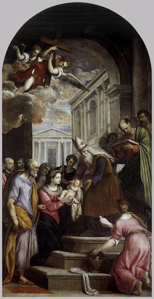 Présentation de Jésus au Temple, Palma le Jeune (Palma il Giovane, v.1548-1628)