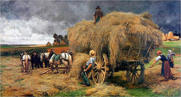Julien Dupré (1851-1910), La récolte des foins