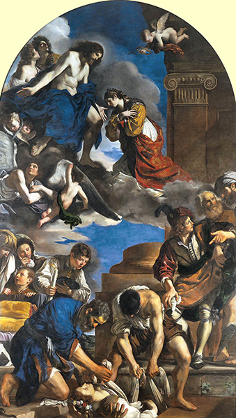 Le Guerchin (1591-1666), Funérailles et apothéose de Sainte Pétronille