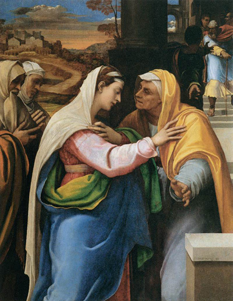 La Visitation, tableau de Sebastiano del Piombo (v.1485-1547)