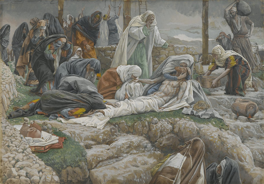 Jésus est remis à sa Mère - James Tissot