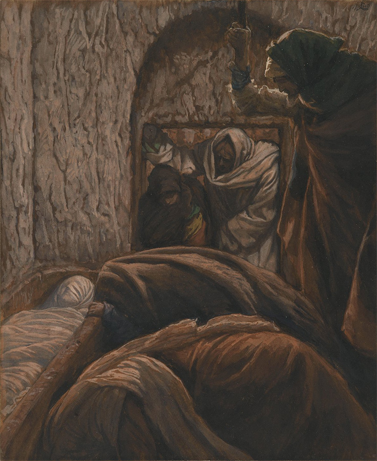 Jésus est mis dans le sépulcre - James Tissot