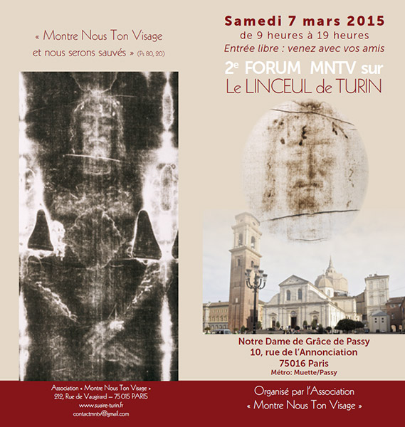 Forum MNTV le samedi 7 mars 2015 à Notre Dame de Grâce de Passy, 75016 Paris